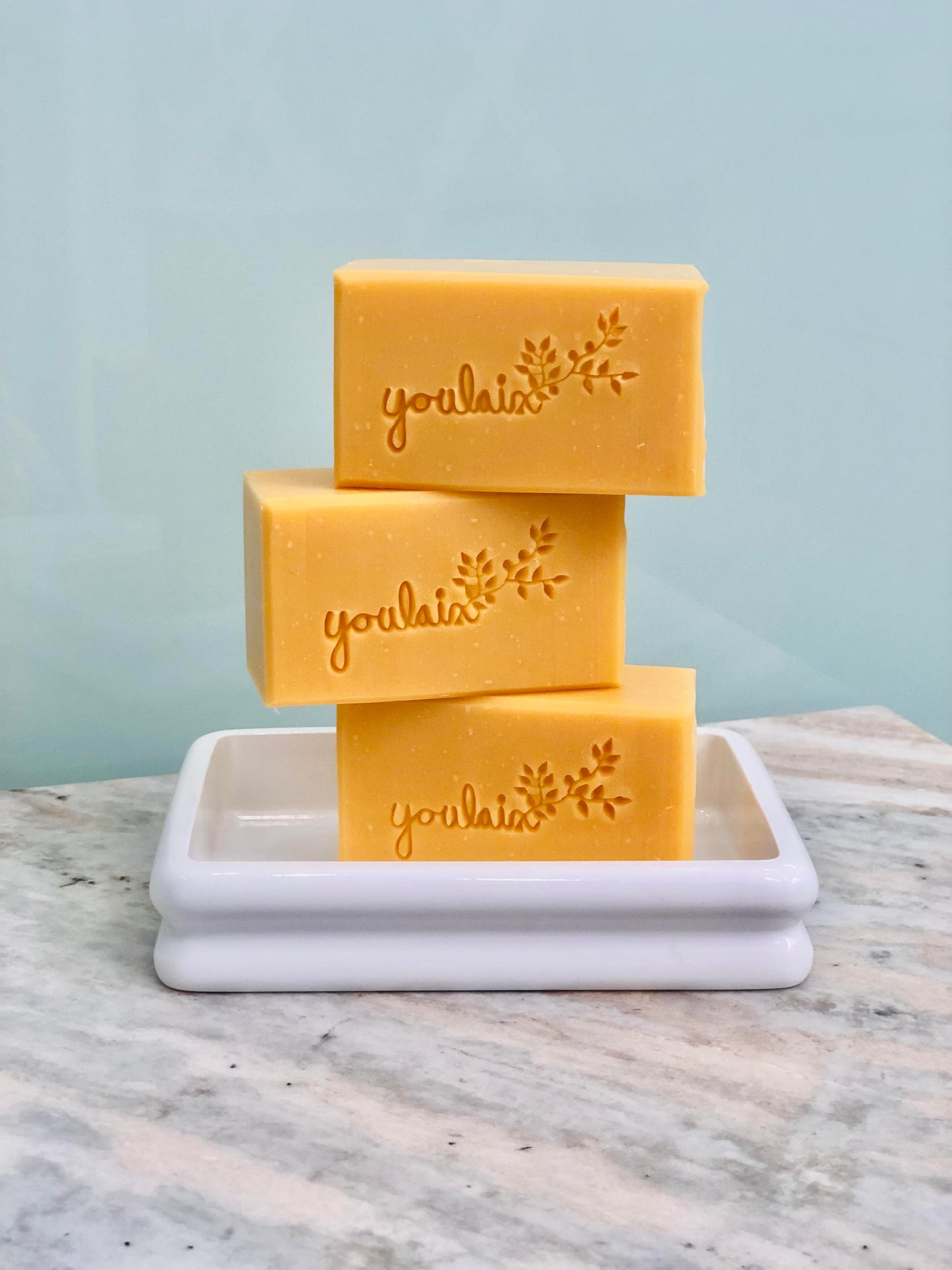 YOULAIX - Lemon Bar Essential Oil Bar Soap